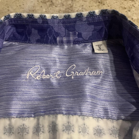 NWT Robert Graham Ramirez Cotton Shirt Size Small - Picture 6 of 7
